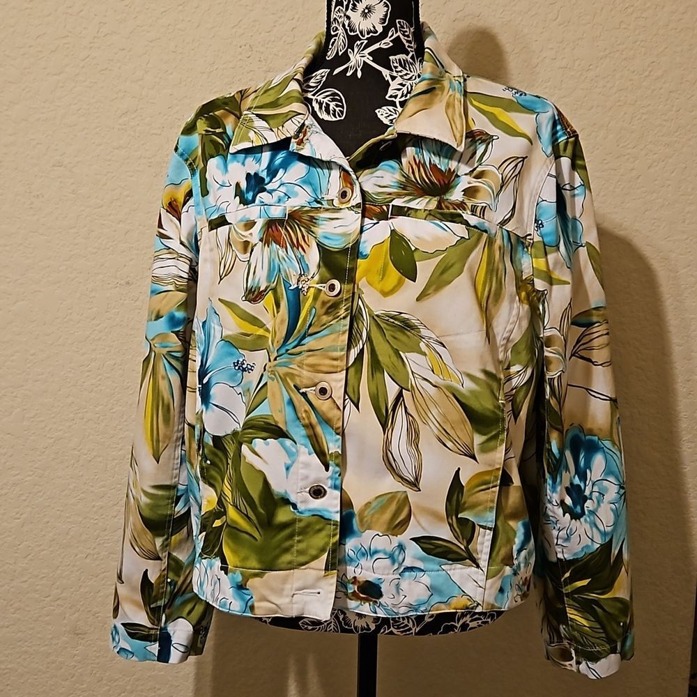 Sunset Cove Floral Jacket Size XL